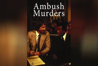 A promotional poster for The Ambush Murders. 