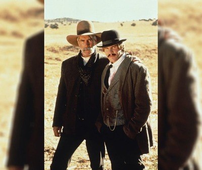 Sam Elliott and Craig Sheffer in The Desperate Trail in 1995. 