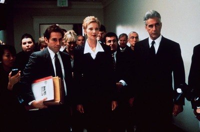 Sam Elliott with Mike Binder and Joan Allen as the Chief of Staff in The Contender in the year 2000. 