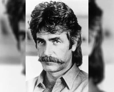 Sam Elliott in Mask with his infamous mustache. 