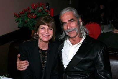 Sam Elliott and Katharine Ross looking in love at The Golden Compass screening after-party. 