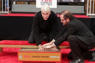 Sam Elliott at his Hand and Footprint Ceremony at the TCL Chinese Theatre in 2019. 