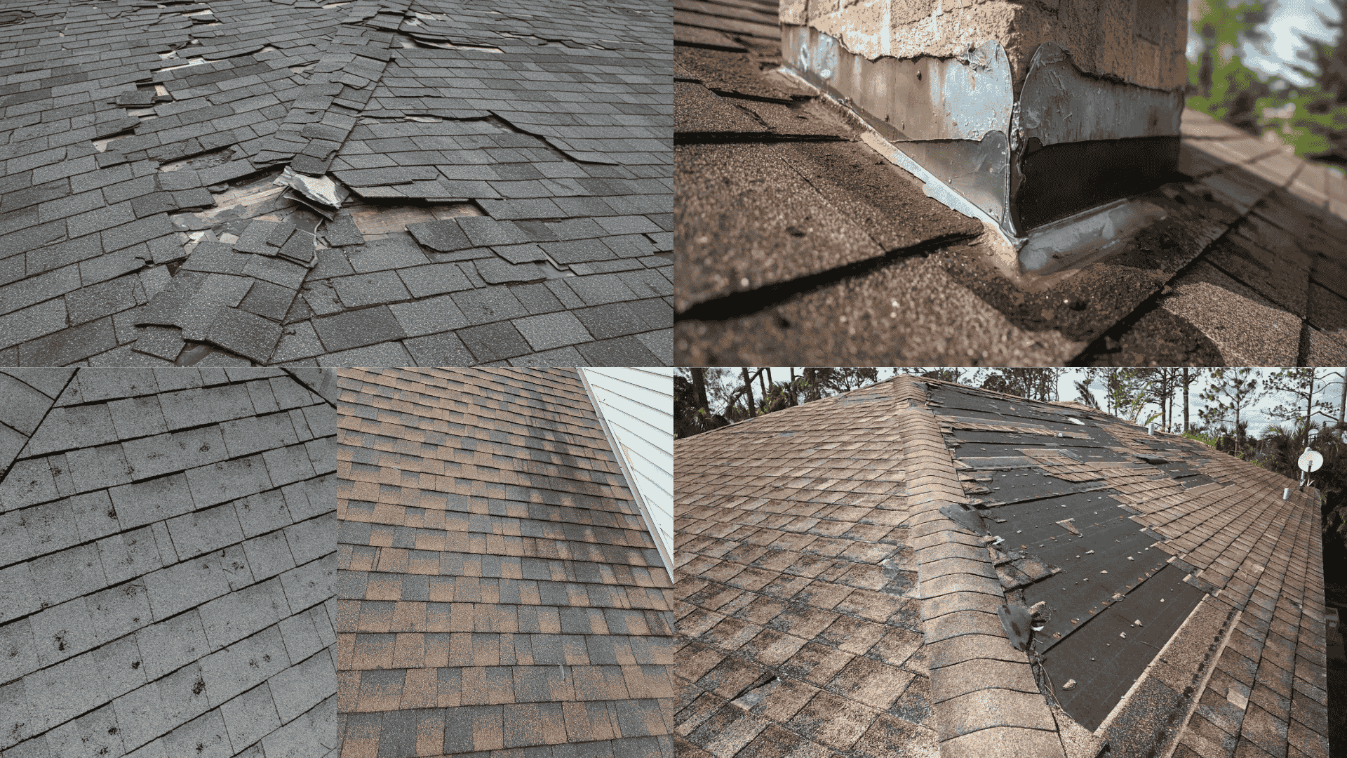 common signs of roof storm damage