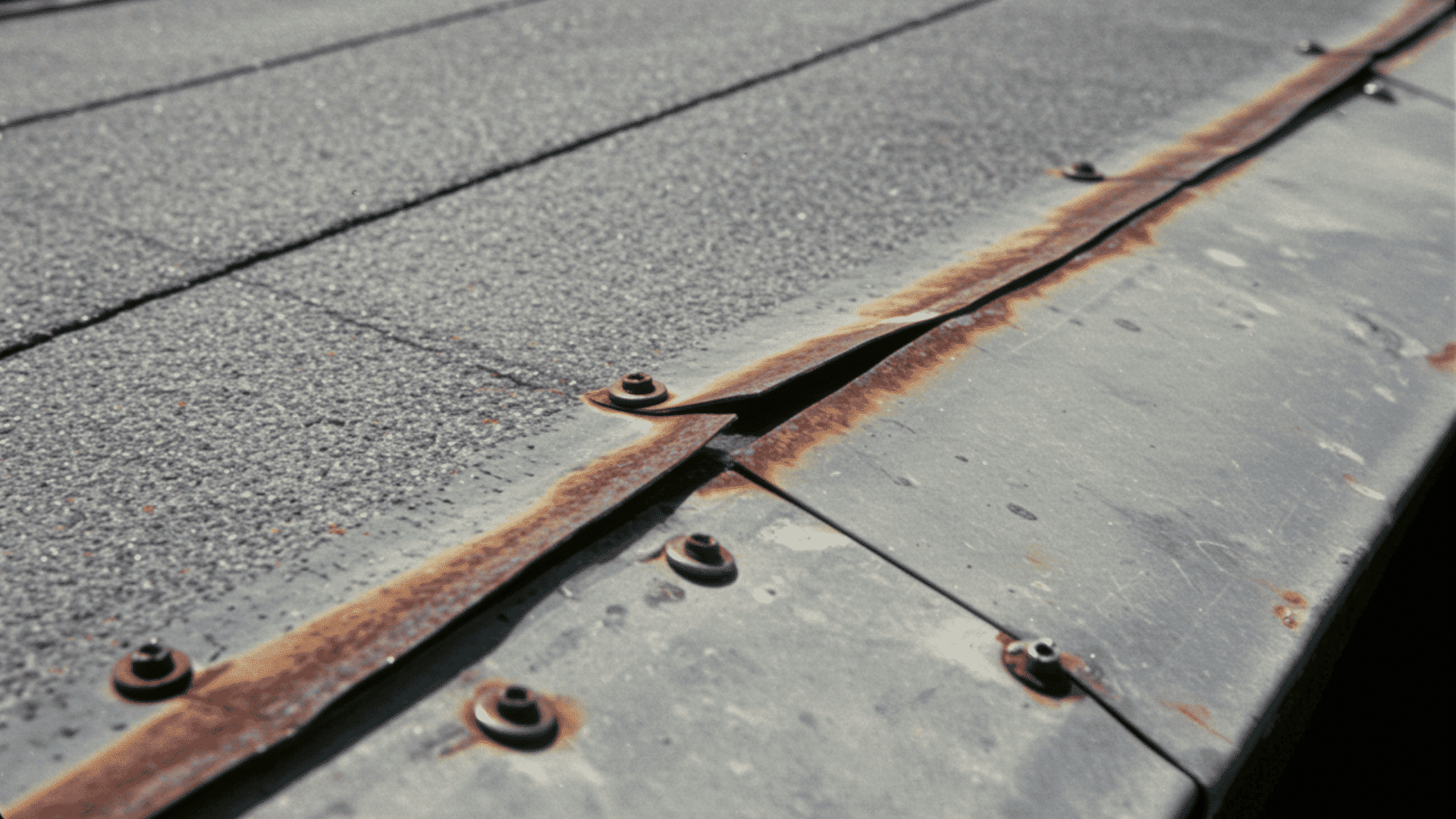 damaged flashing