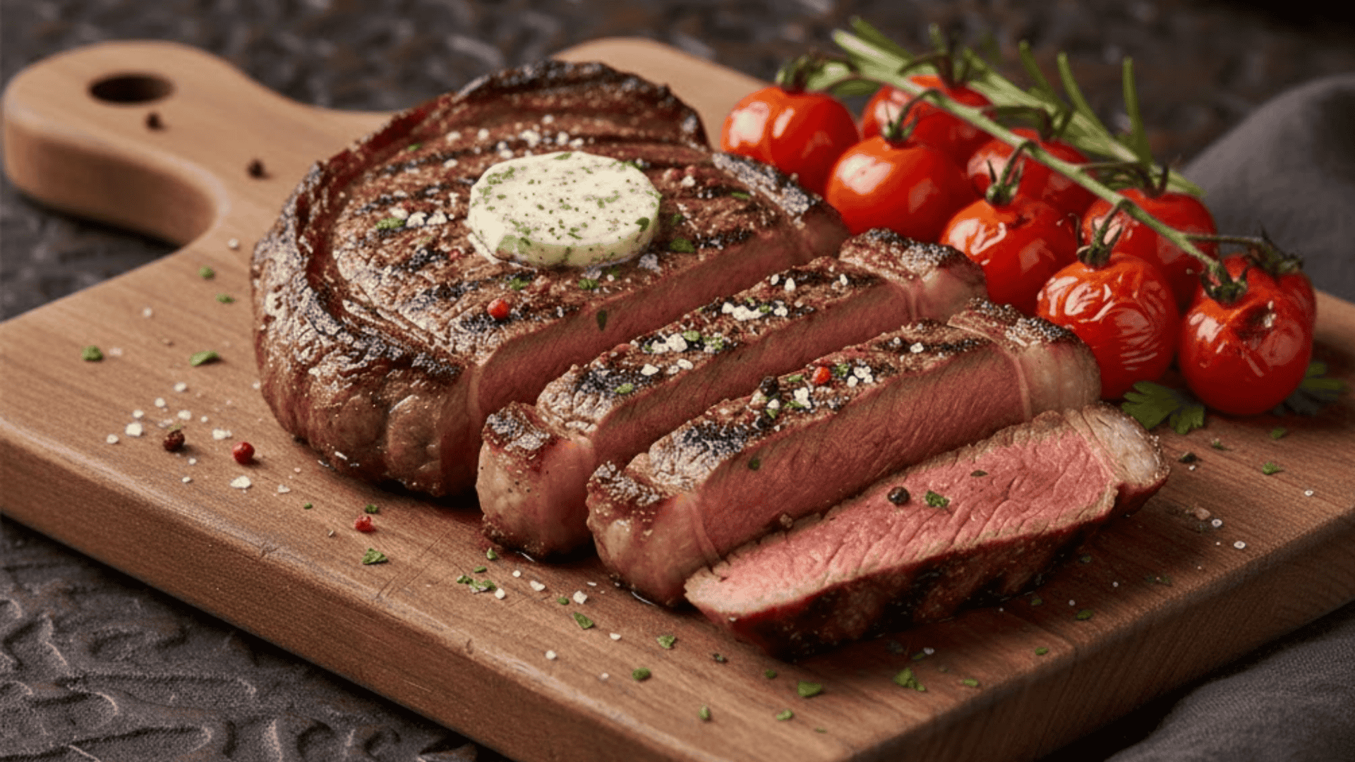 grilled sirloin steak