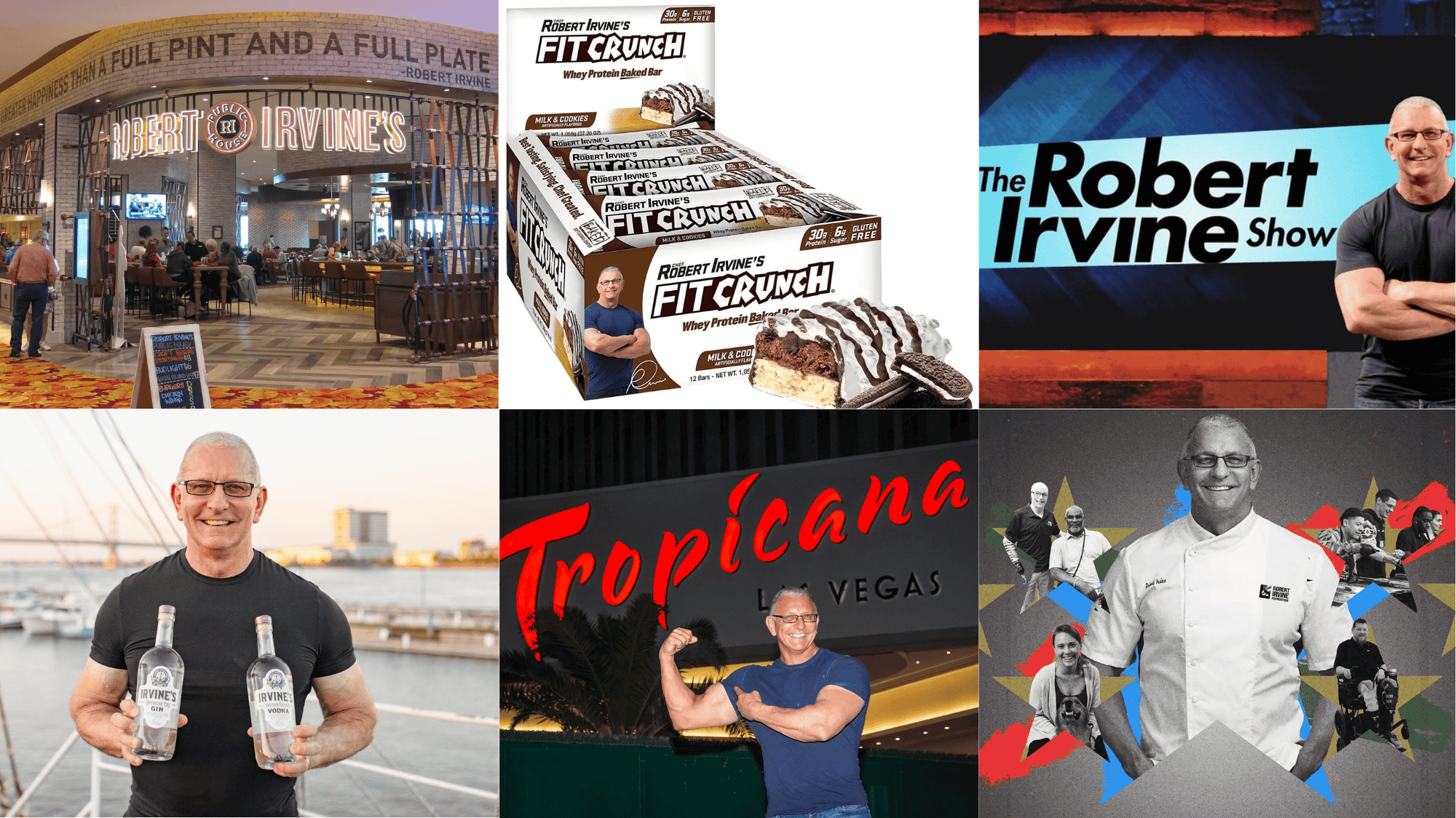 how robert irvine makes his money