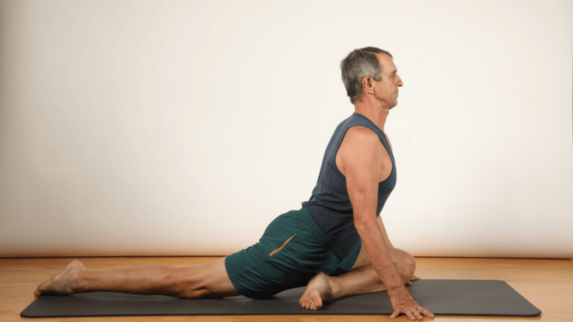modified pigeon pose