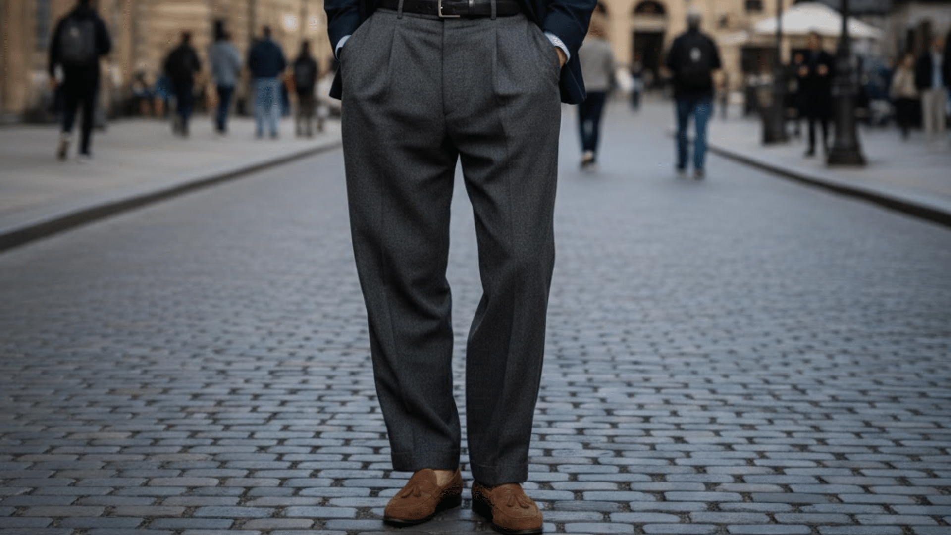 pleated pants