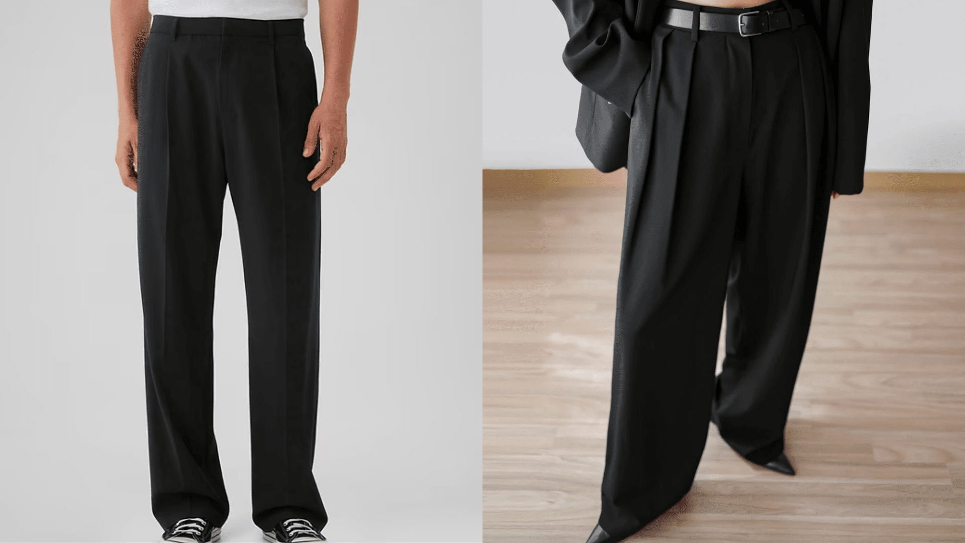 pleated trouser for men