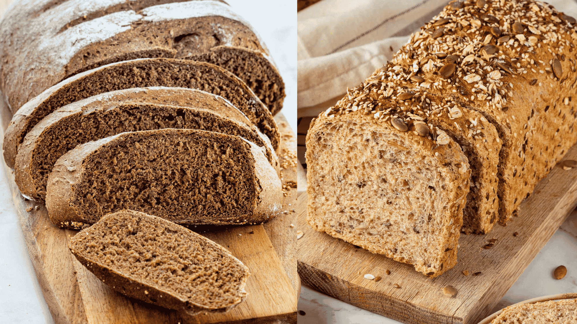 rye bread vs multigrain bread