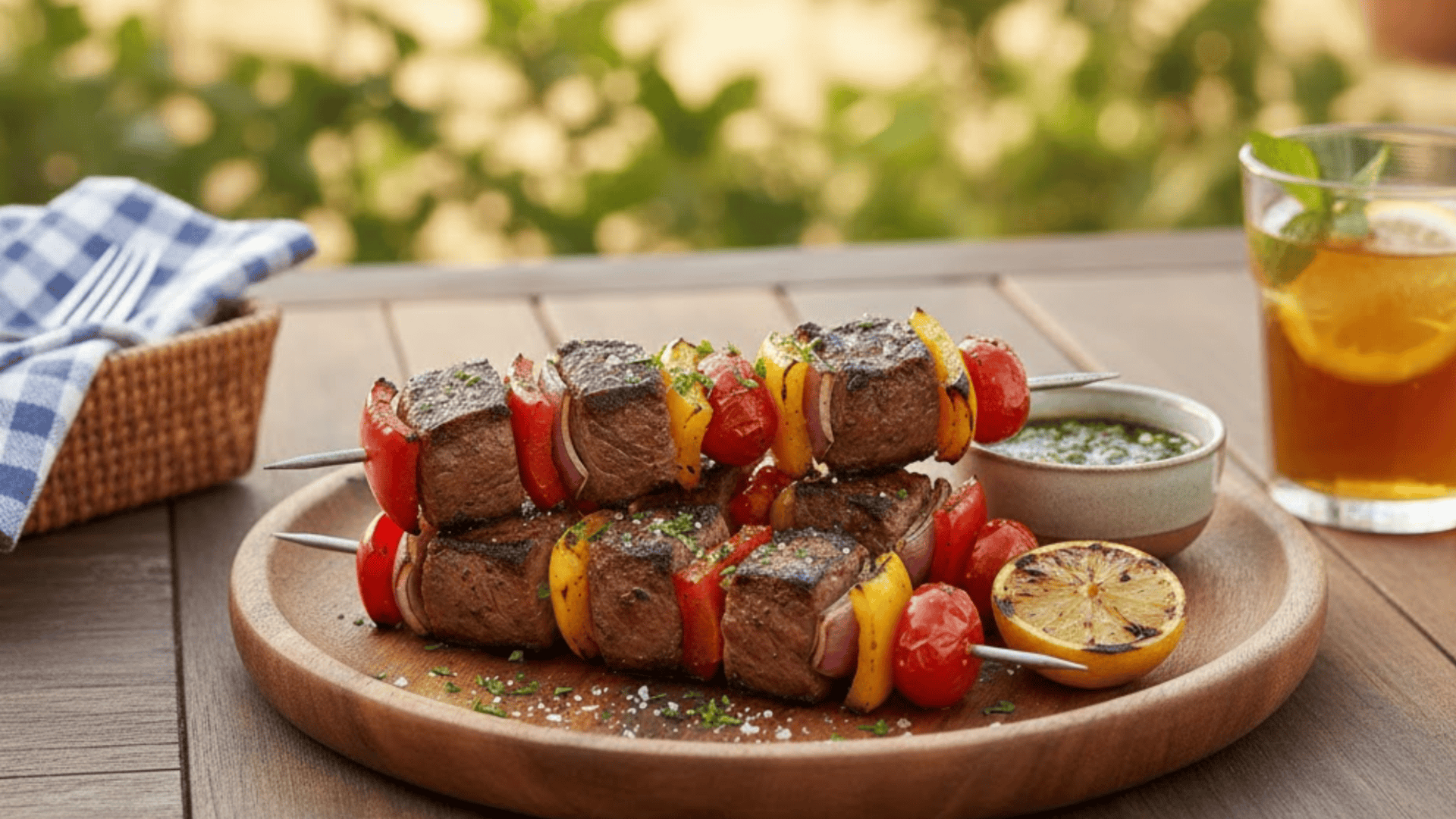 sirloin kebabs