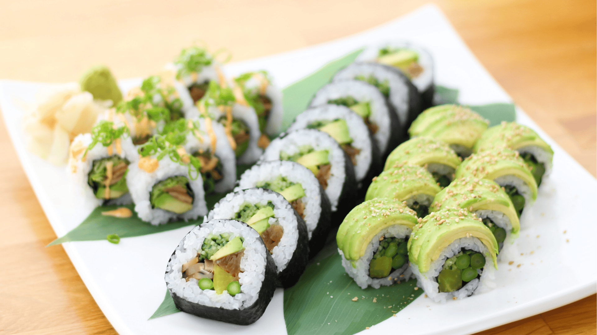 vegetarian sushi