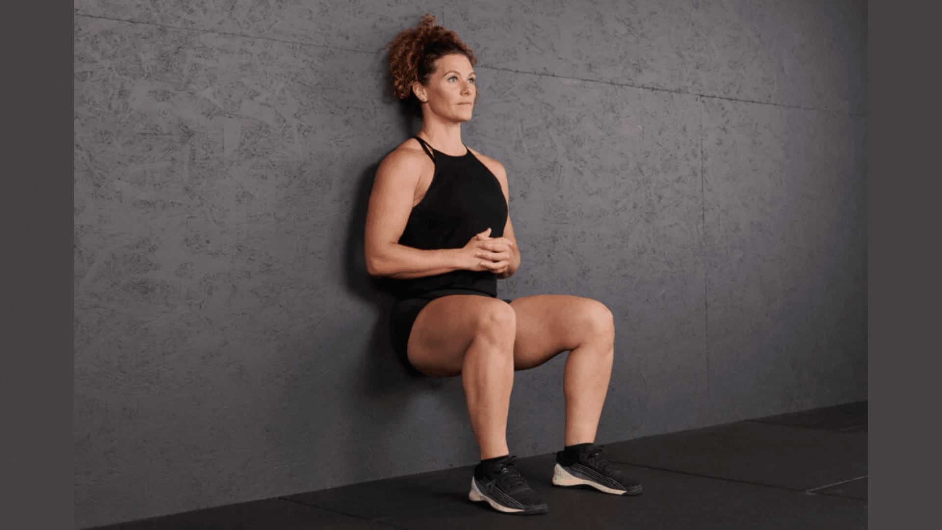 wall sit stretch