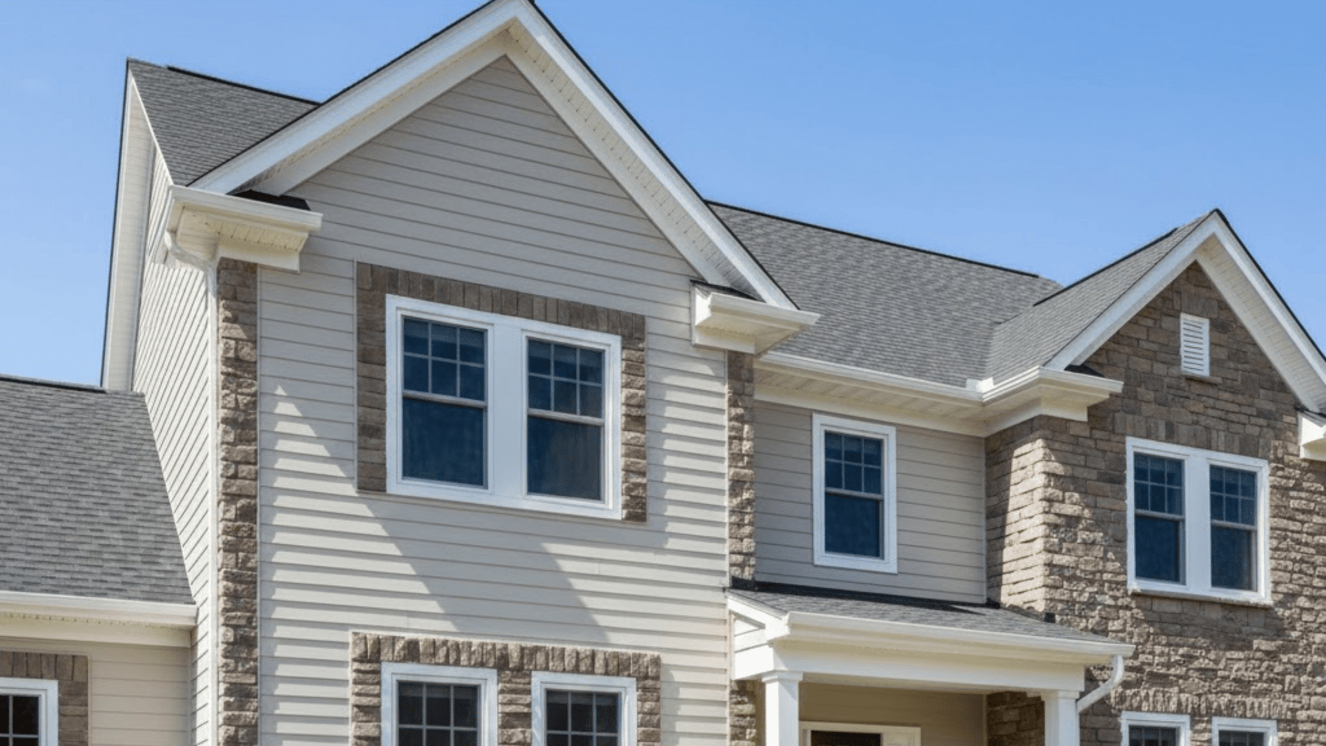 stone corner trim siding