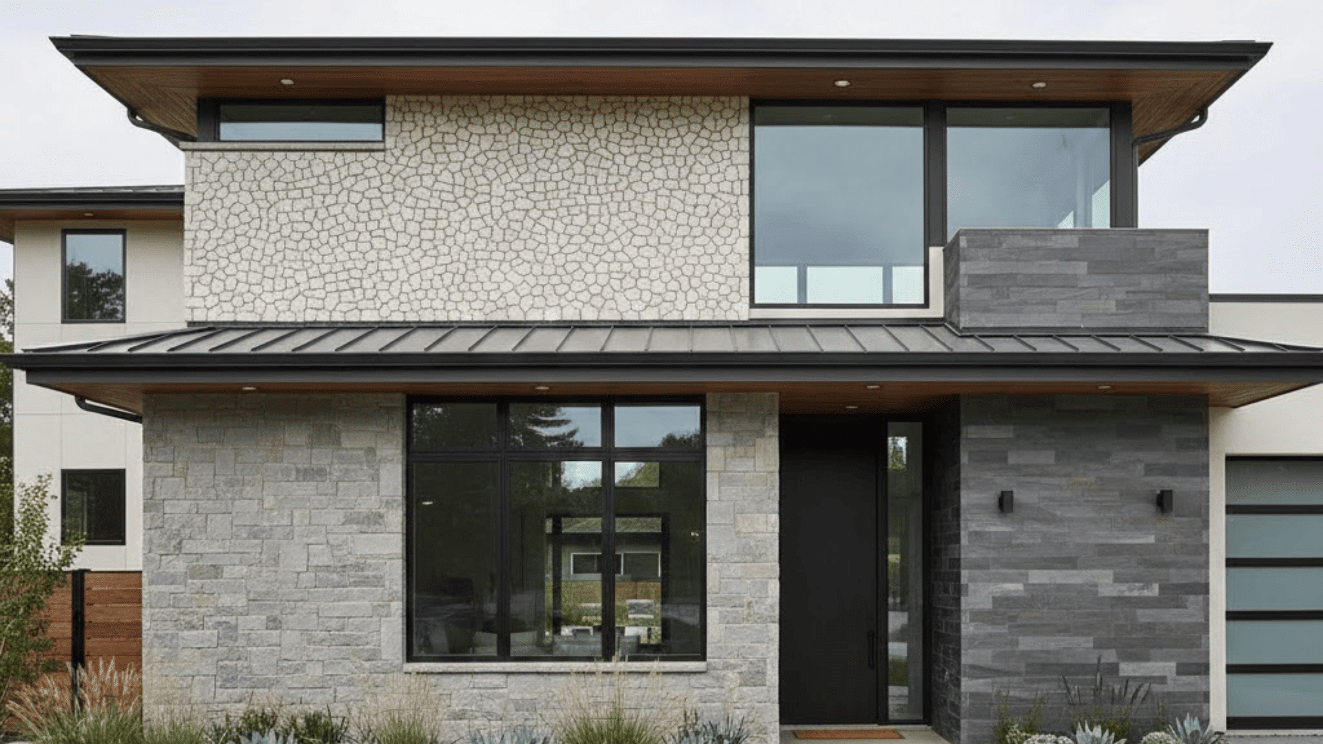 type of exterior house stone